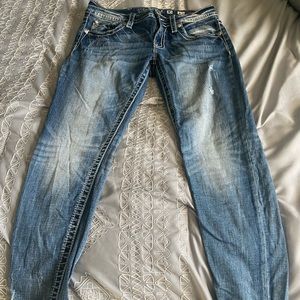 Miss Me low rise jeans womens, size 30